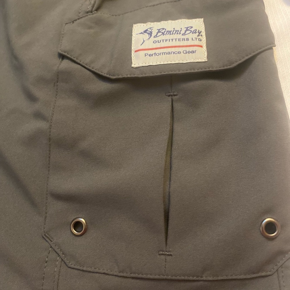 Bimini Bay Outfitters Men's Gray Cargo Shorts Size 42 - Picture 6 of 7
